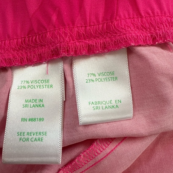 Lilly Pulitzer Bal Harbour Palazzo Pants – Wild Side Engineered – Size Large - Picture 4 of 6